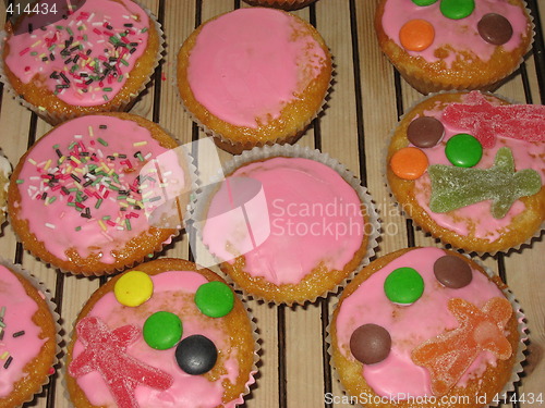 Image of Pink cupcakes