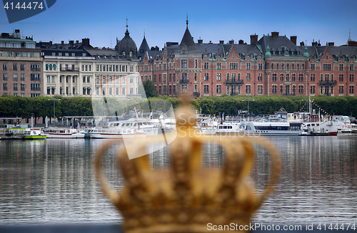 Image of STOCKHOLM, SWEDEN - AUGUST 20, 2016: Skeppsholmsbron (Skeppsholm