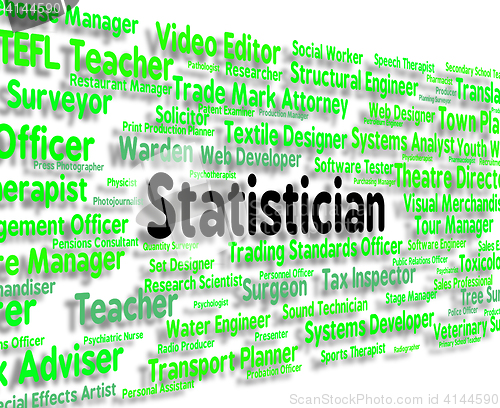 Image of Statistician Job Means Stats Hiring And Analysis