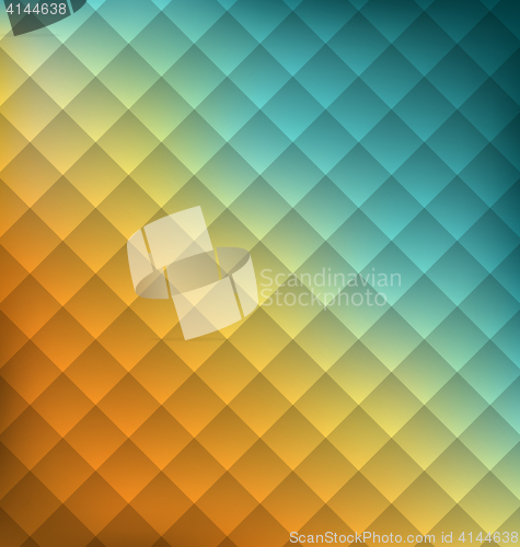 Image of Illustration Geometrical abstraction background with squares