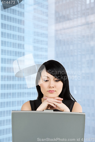Image of Working businesswoman