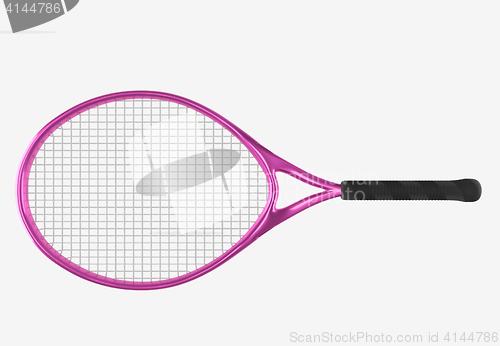 Image of violet tennis racket