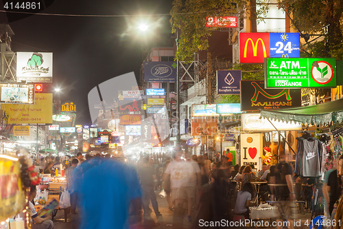 Image of Signs along Khao San Road