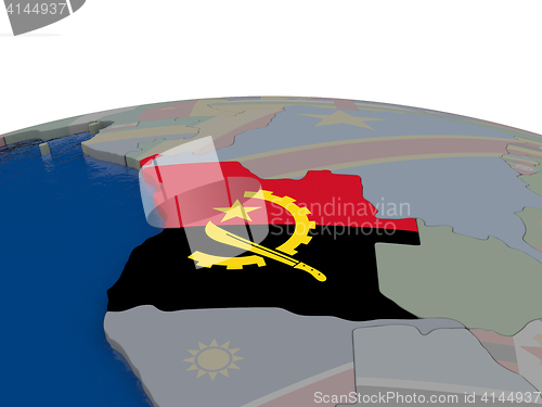Image of Angola with flag