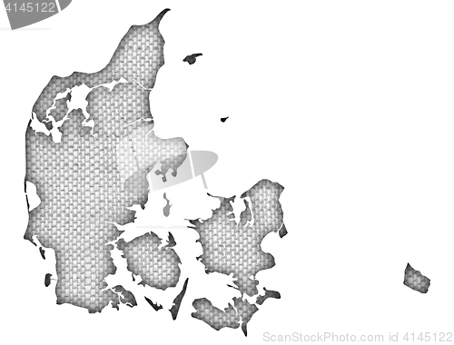 Image of Textured map of Denmark,