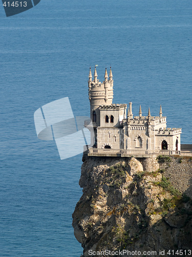 Image of Swallow nest Castle sideview