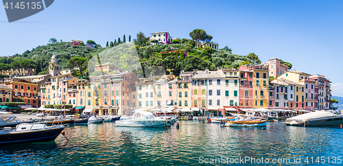 Image of Portofino, Italy - Summer 2016 - view from the sea