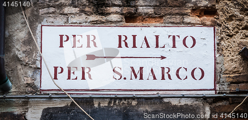 Image of Venice street sign