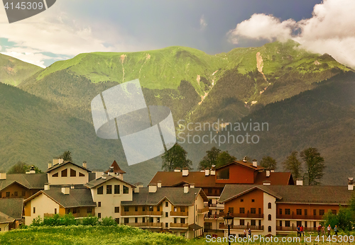 Image of Comfortable hotel in the mountains.