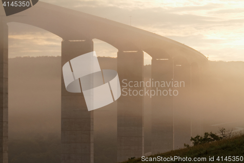 Image of Viaduct at sunrise