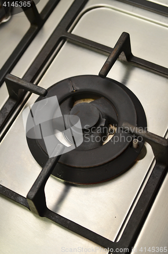 Image of Close up image of the gas stove