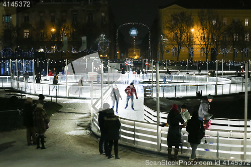 Image of Ice park in Zagreb