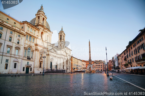 Image of Piazza Navona in Rome, Italy