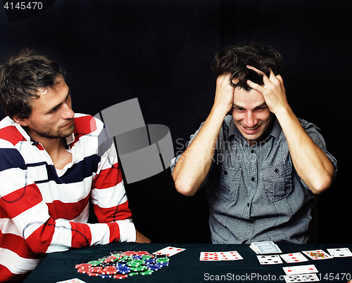 Image of people playing poker, lifestyle concept