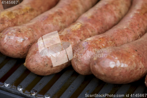 Image of Sausages on the grill