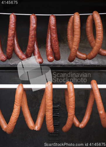 Image of Hanging sausages