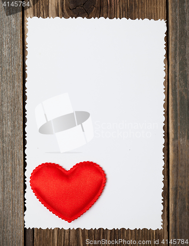 Image of photo paper background with hearts