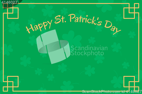 Image of Background with clover leaves.