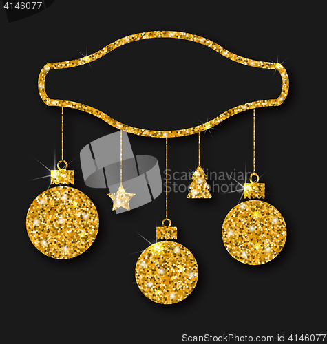 Image of Beautiful Card with Traditional Adornment for New Year