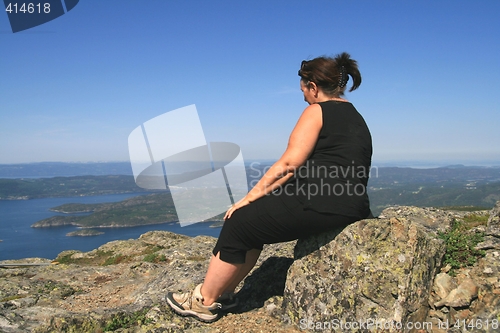 Image of Overweight woman