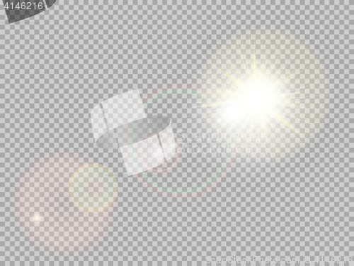 Image of Sunlight special lens flare. EPS 10