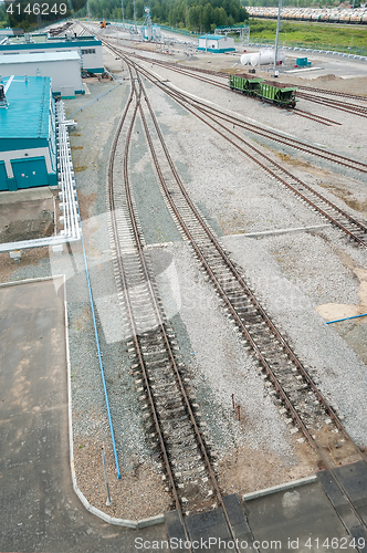 Image of Denisovka railway station of petrochemical plant