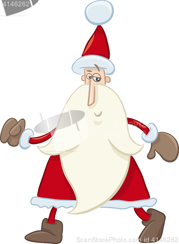 Image of santa claus cartoon