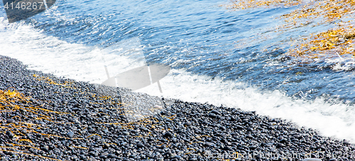 Image of Pebble stones by the sea