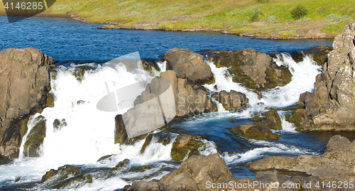 Image of Close-up view of a water fall