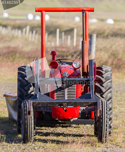 Image of Old tractor in Iceland