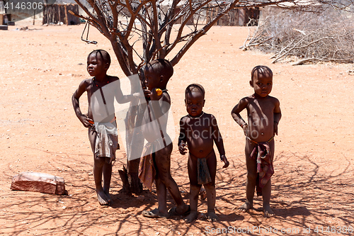 Image of Unidentified child Himba tribe in Namibia