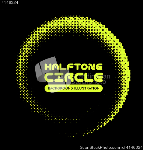 Image of Halftone background. Vector illustration