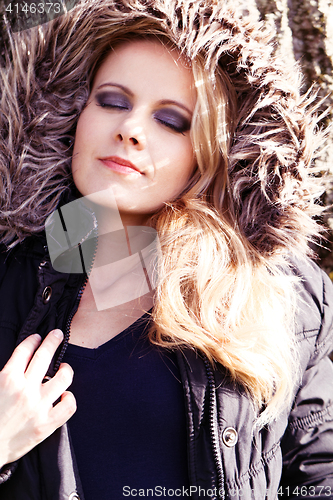 Image of Woman in jacket