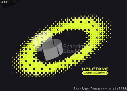 Image of Halftone background. Vector illustration