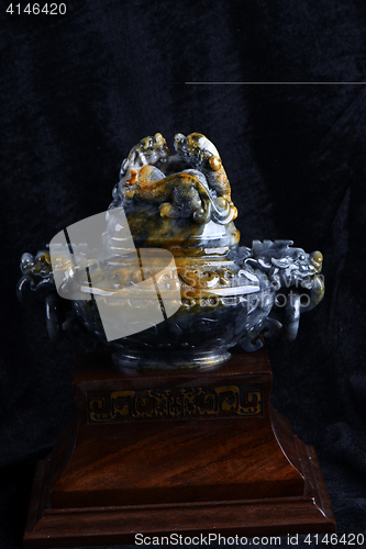 Image of Chinese ancient jade carving art