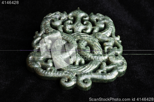 Image of Chinese ancient jade carving art