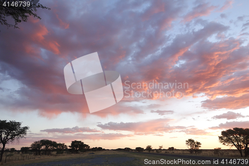 Image of sunset sky