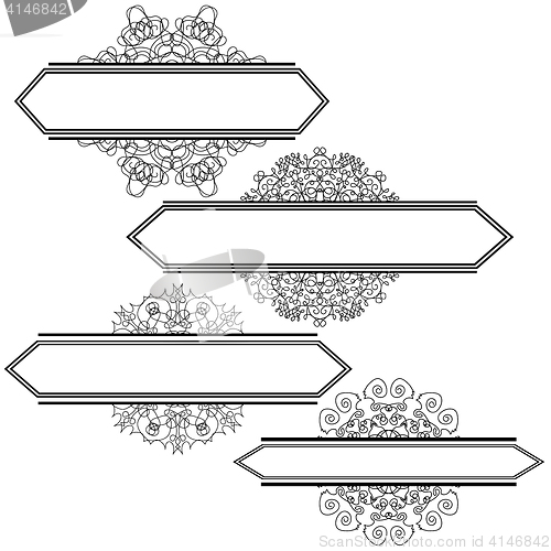 Image of Flourshes Frame Set.