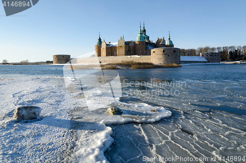 Image of Kalmar castle at winter season