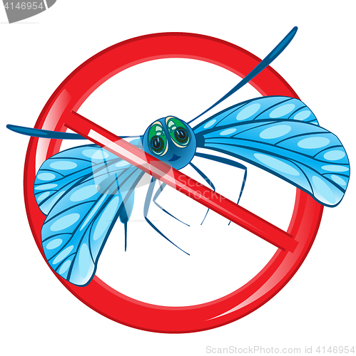 Image of Sign prohibition insect
