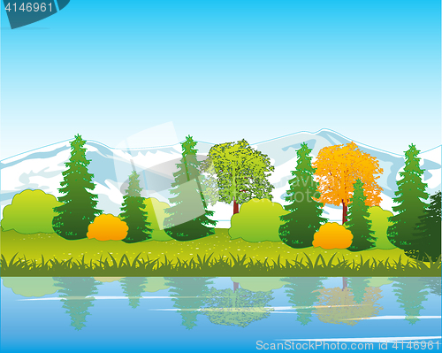 Image of Time of the year autumn on river