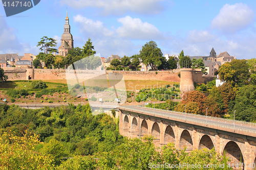 Image of Dinan, viaduct and Castle walls