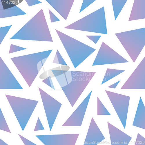 Image of Vector Seamless Pattern with triangle shapes