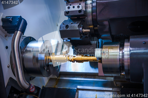 Image of Metalworking CNC milling machine.