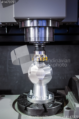 Image of Metalworking CNC milling machine.