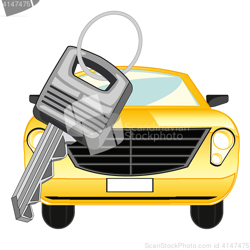 Image of Car and key