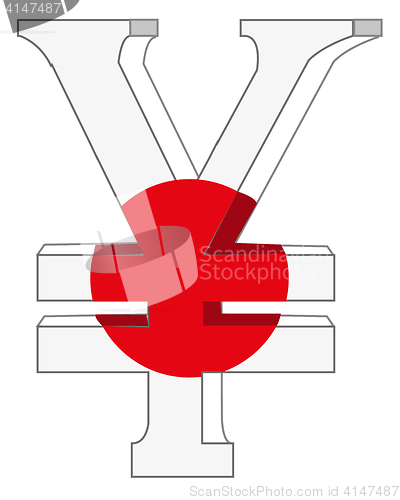 Image of Symbol of the money to japan