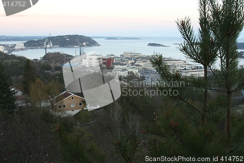 Image of View over Kristiansand, Norway