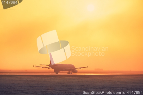 Image of Freezing fog at the airport