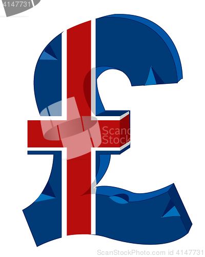 Image of Sign of the money to great britain